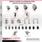 Service Caster 4 Inch 316SS Maroon Polyurethane Swivel 7/8 Inch Expanding Stem Caster Set SCC SCC-SS316EX20S414-PPUB-MRN-78-4 - alternate 3